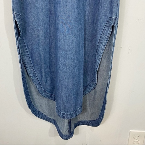 FREE PEOPLE Cecelia Chambray Tie Waist Maxi Dress - Picture 13 of 15